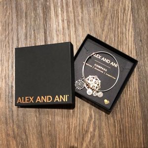 Alex and Ani Compass Charm bangle